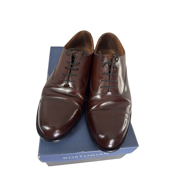 Bostonian Mens 10 M Oxford Dress Shoe Omaha Brown Business Office Heritage Boxed - Picture 5 of 14